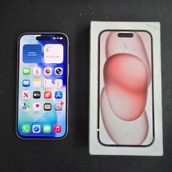 Apple iPhone 15 Pink - LOCKED Tmobile/Sprint - Open Box New