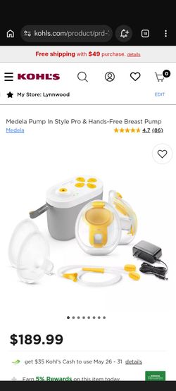 Medela Pump in style hands free