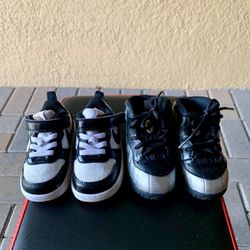 Toddler Nike dunks & foamposites sneakers bundle