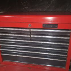 HUSKY 8 DRAWER TOOL BOX / WITH TOOLS