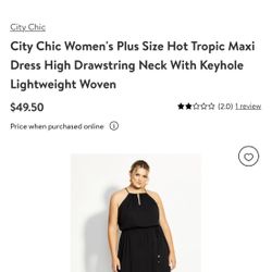 RED Hot Tropix Maxi Dress