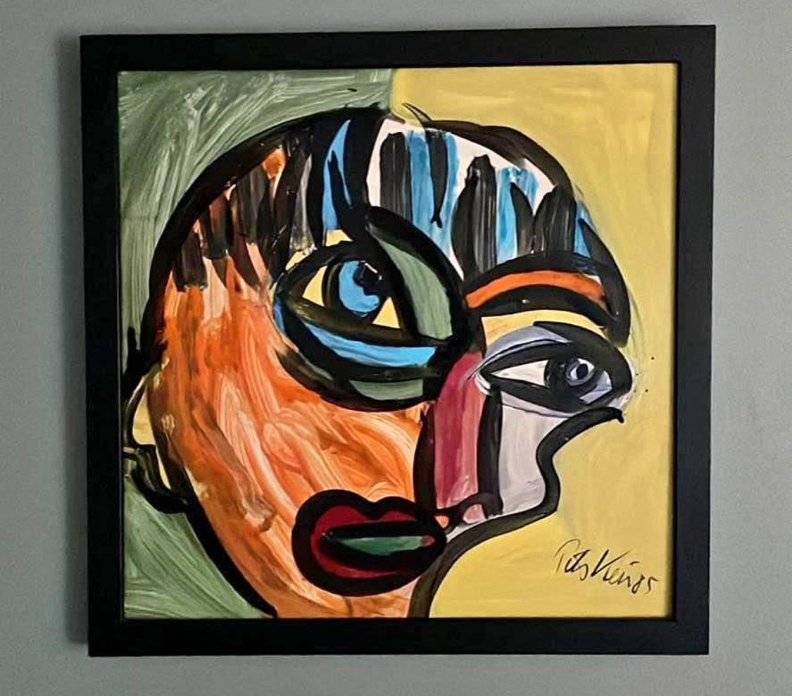 Rare Original Signed Peter Keil Painting