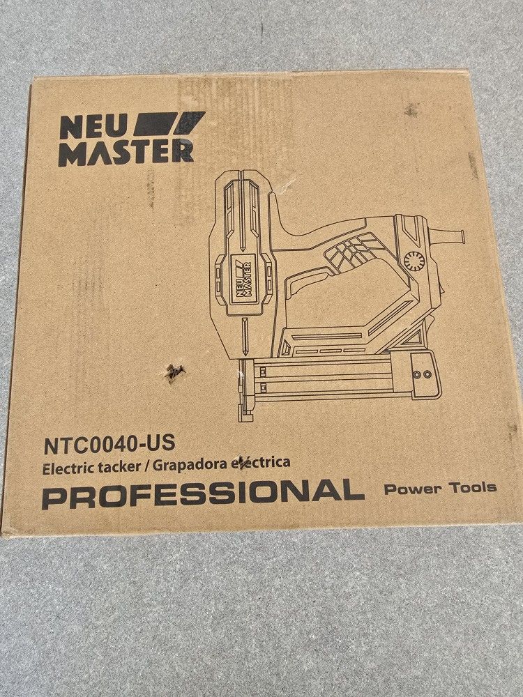 Neu Master NTC0040 Electric Tacker Proffesional Power Tools See Photo For Sizes