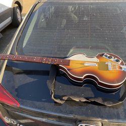 Beatles Rockband Paul McCartney Hofner Bass Guitar Controller  PS3