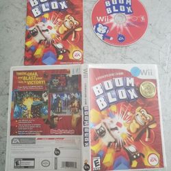 Boom Blox for Nintendo wii video game system. Award winning game by Steve Spielberg  parents choose award winner. 