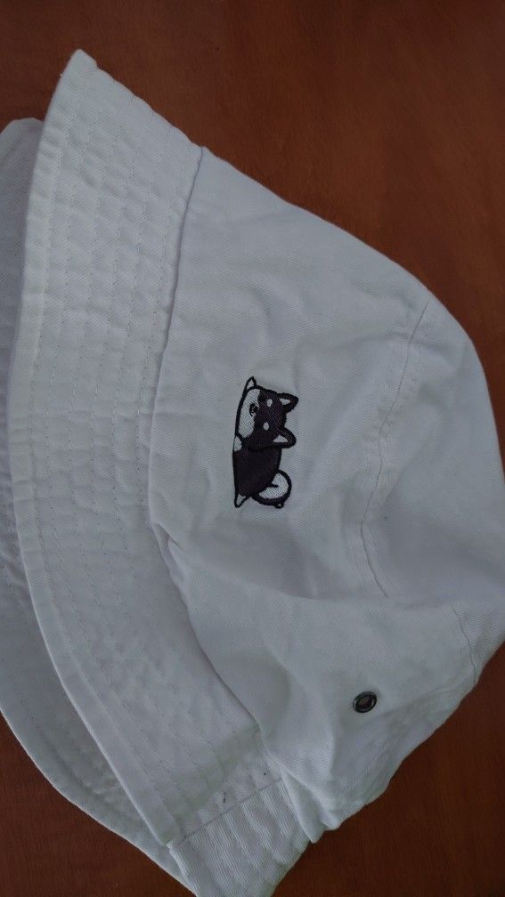 Dog Embroidered Bucket Hat
