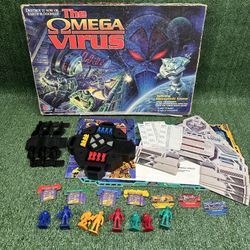 Milton Bradley The Omega Virus Talking Game 1992 Original Tested