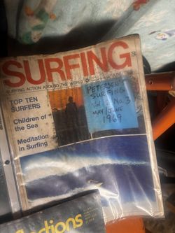 1965 And 1966 Surfer Magazine Volume Number Six Number Six Surfing Magazine Volume Two Number Three Made June 1969 And The Surf Reflections Magazazine