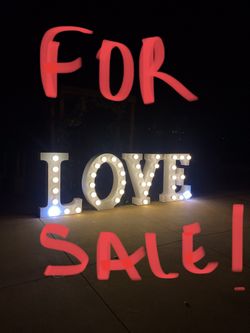 LOVE MARQUEE LETTERS FOR SALE