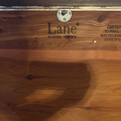 Vintage Wood Hope Storage Chest 