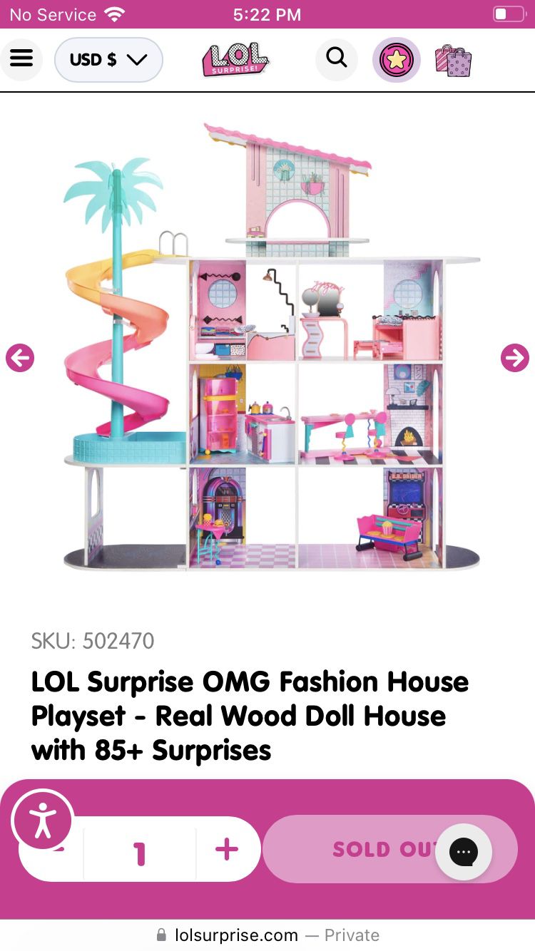 Lol Surprise OMG Fashion House Playset