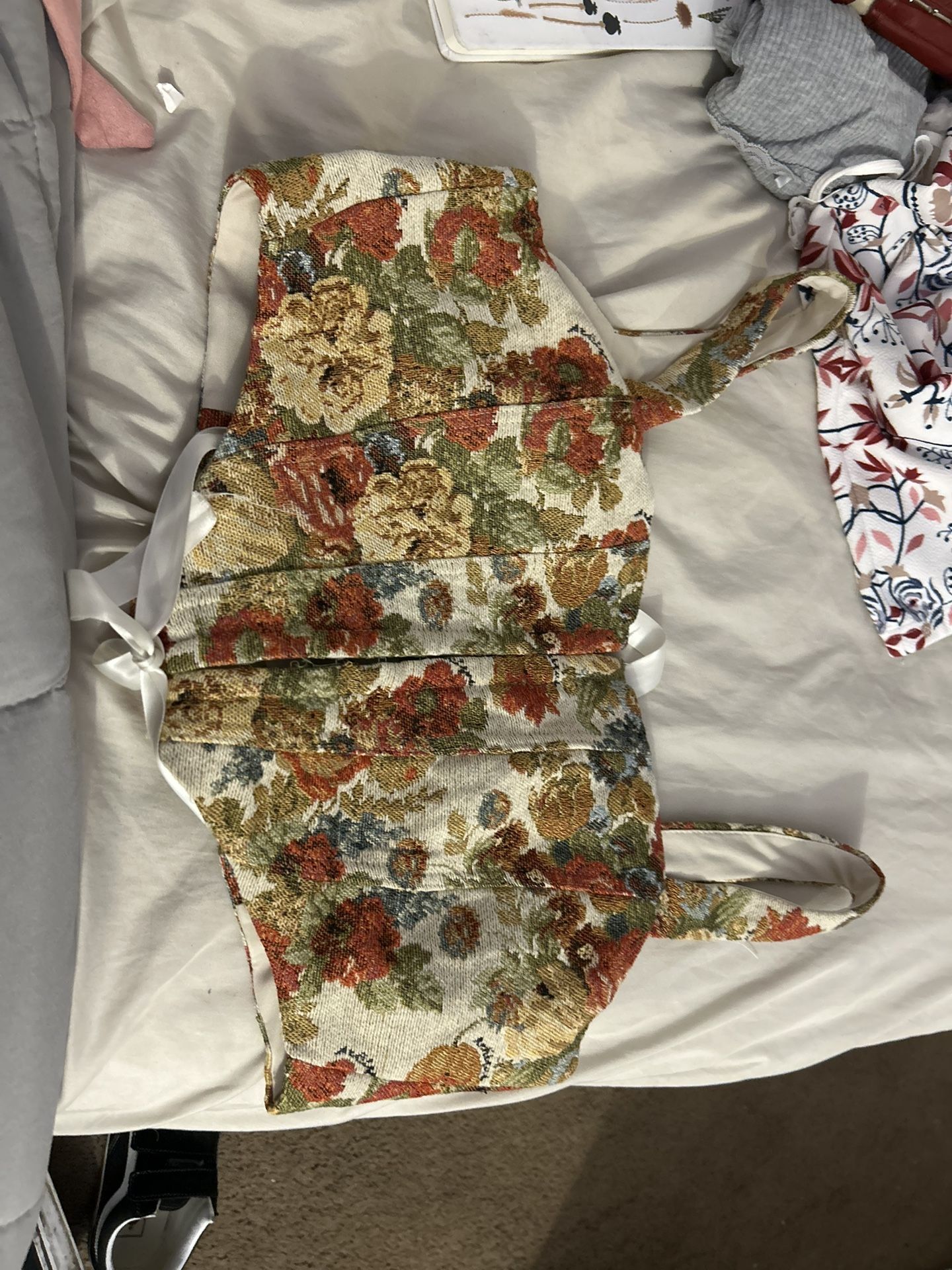 Flower Corset Top Worn Twice