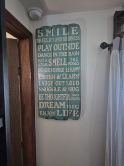 Positive Wooden Picture