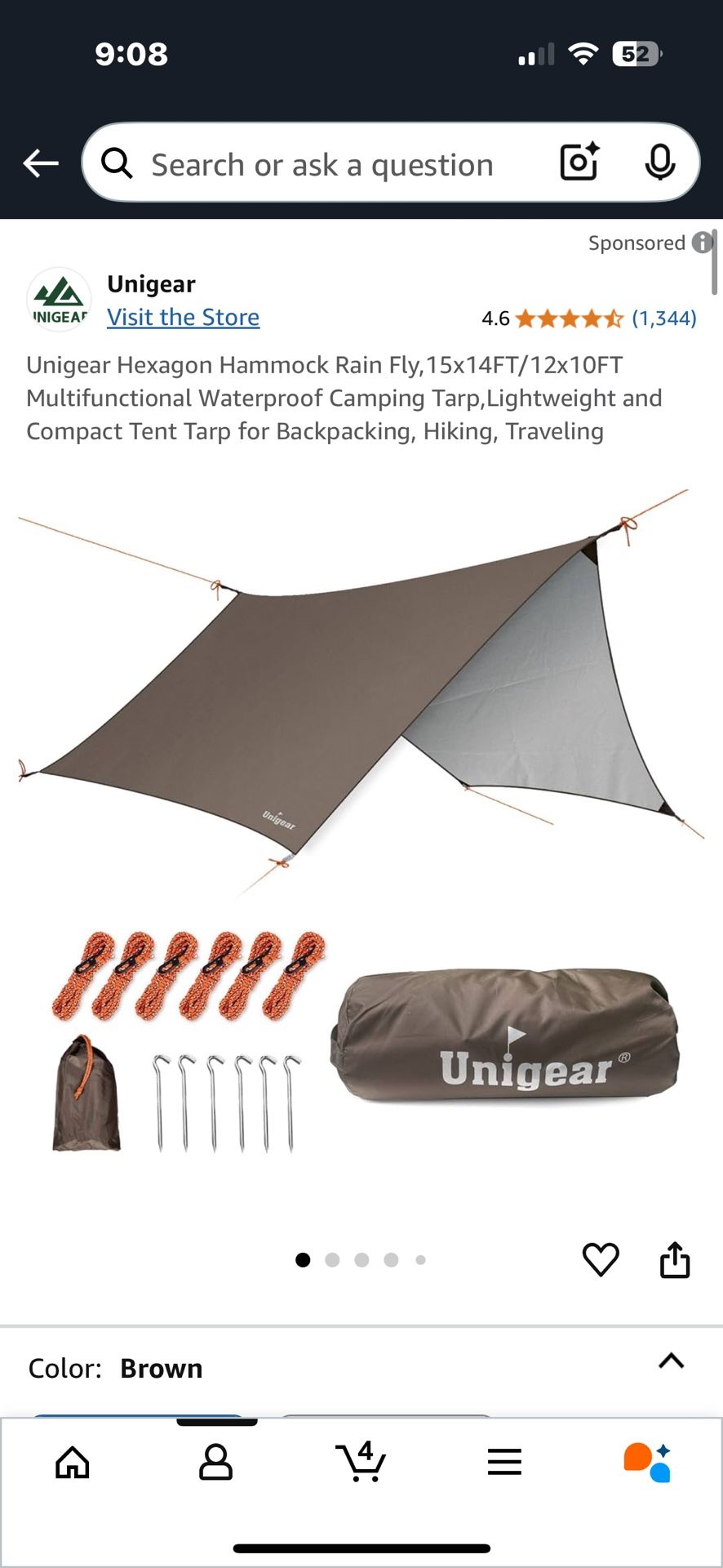Unigear Camping Tarp