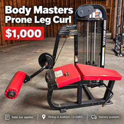 Body Masters Basix XB 905 Prone Leg Curl – Commercial Gym Equipment