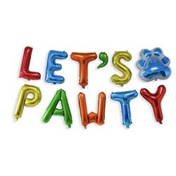 Let's Pawty" Balloon Banner Kit