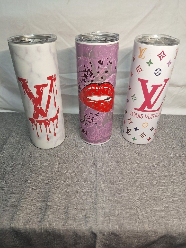 custom tumblers new!! asking 50 for all three