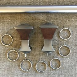 New Kirsch Drapery Hardware--Finials, Rod and Rings