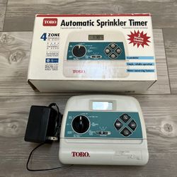 Toro 4 Zone Automatic Sprinkler Times