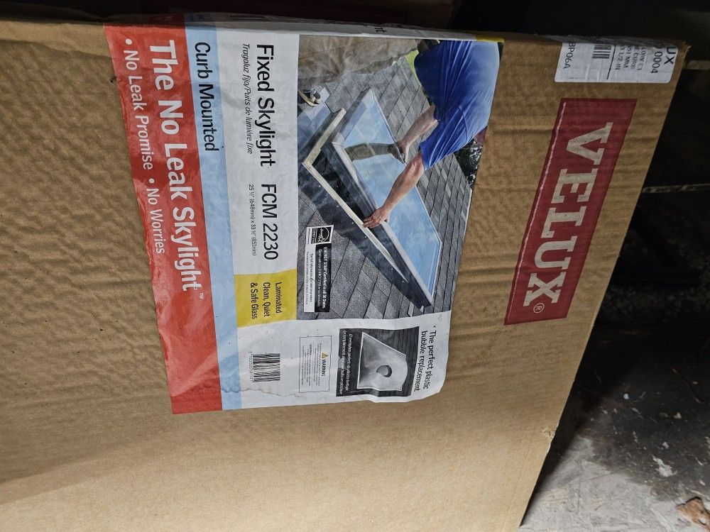 2 Sky Lights Brand New In.boxes With Tons Of Roofing Supplies 2 Flashimg Kits Box Of Nails And More Not Pictured $600 Cash Takes It All