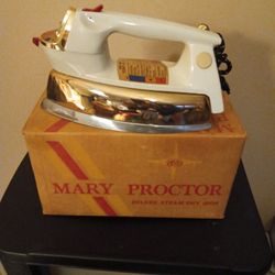 VINTAGE MARY PROCTOR WASH AND WEAR  TEMP-O-GUIDE. DRY & STEAM