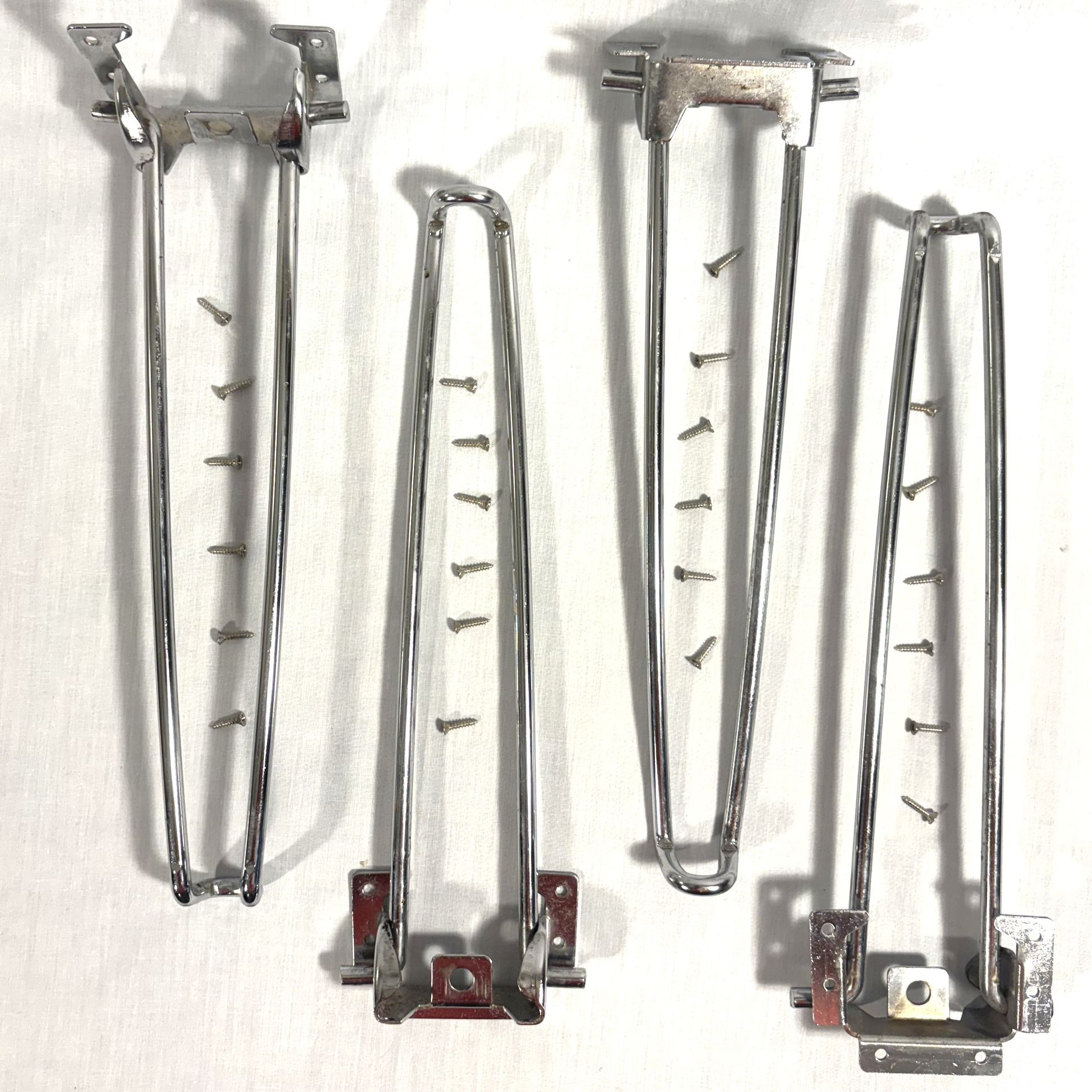 Set of 4 Foldable Hairpin Table Legs
