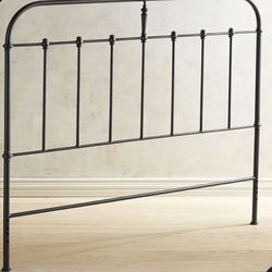 Pier 1 Imports Darcey Iron Black  Headboard-King 