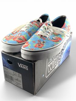 NEW Never Worn Star Wars Yoda Aloha Vans Men’s 9.0 Women’s 10.5