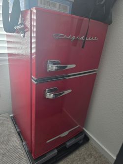 Glossy Red Frigidaire 3.1 Cu. Ft. Retro Design