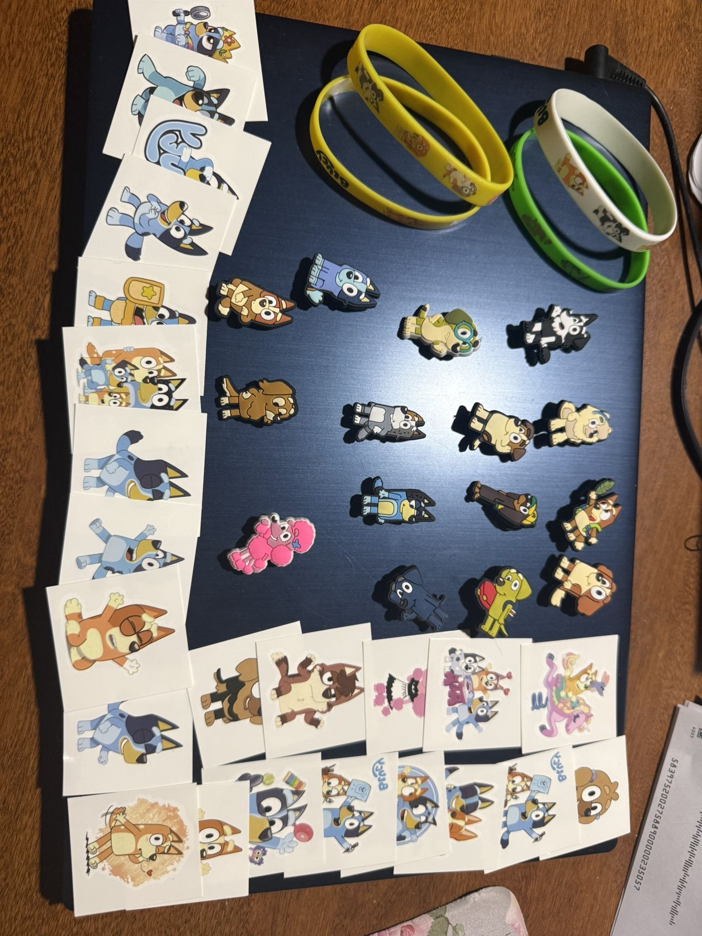 Bluey Jibits Bracelets Tattoos