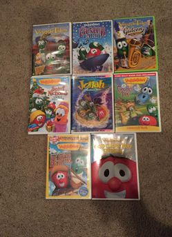 Veggie tales DVD lot