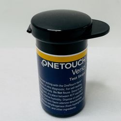One Touch Verio Test Strips 50 Count - Expiration Date 09/30/2026 No Box