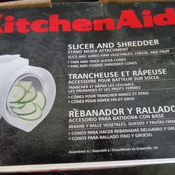 KitchenAid RVSA Slicer Shredder Attachment For Stand Mixer 