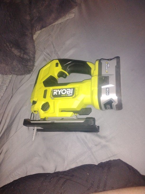 Ryobi Jig Saw With 4 Ah Battery And Charger