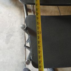 Black Adjustable Computer Table