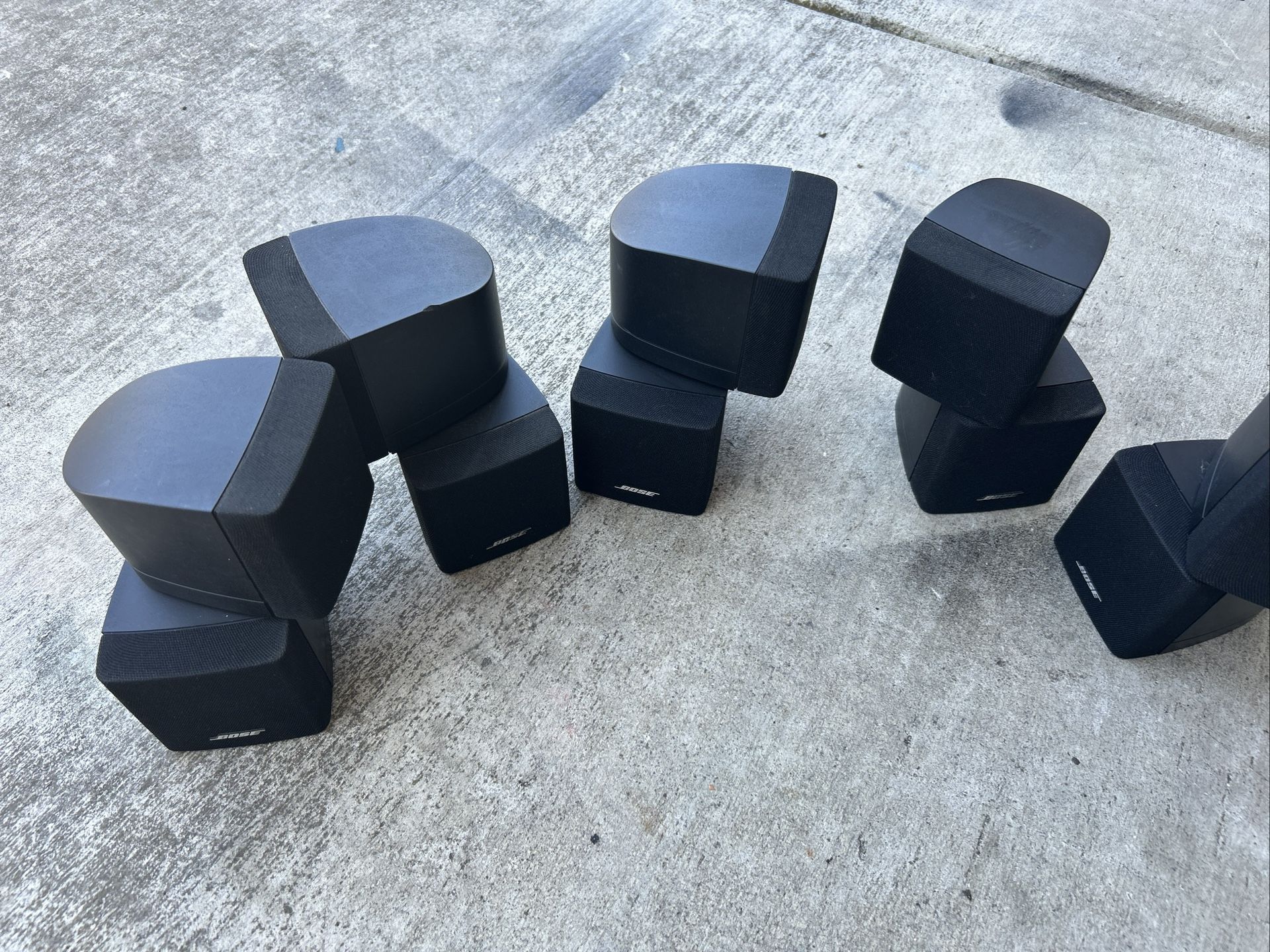 Bose Speaker 5 Double Cube 100 Watts Each For Any Lifestyle System Tested Working Perfect