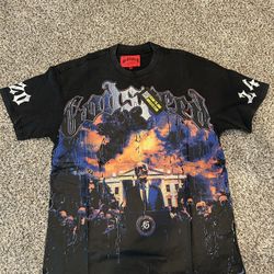 New Godspeed  (V.O.D 2024 )Vintage Streetwear Graphic T Shirt Men 