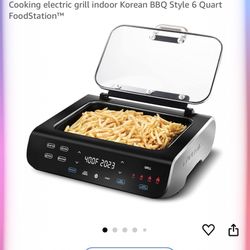 Gourmia Grill And Air Fryer 6 Quart Capacity 