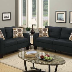 2 Pc Sofa And Loveseat 100 Days Finance Option $0 Down Payment