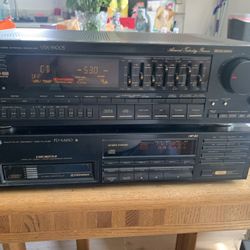 Pioneer AV Receiver & Pioneer 6 Disc CD Player 