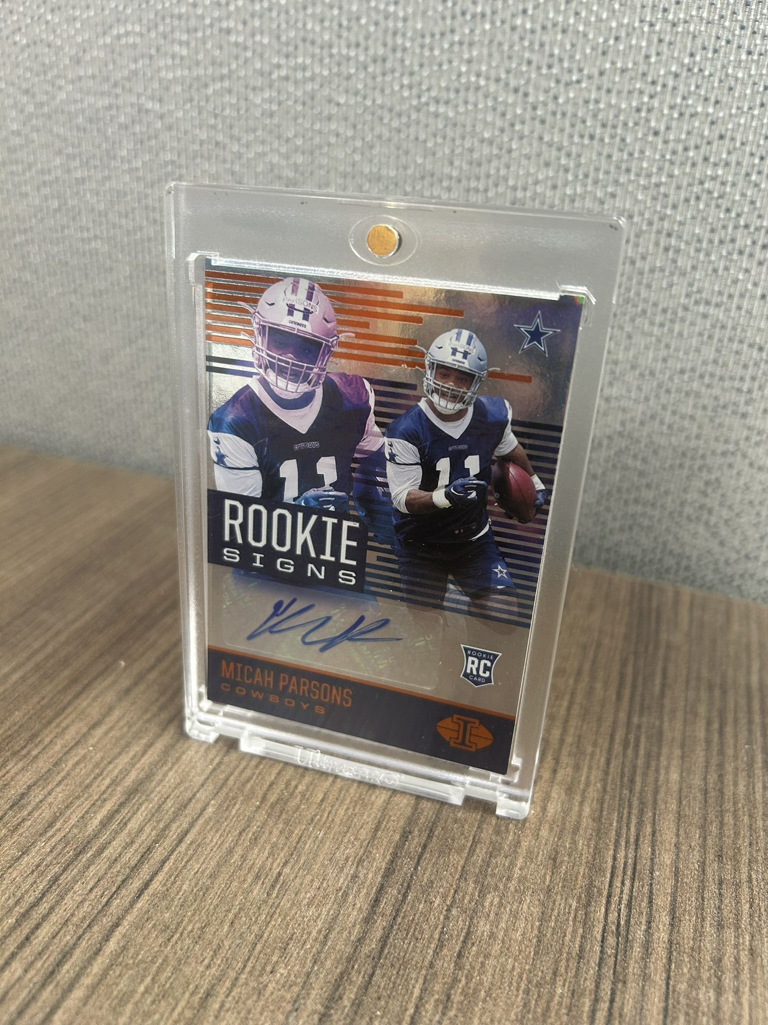 Micah Parson (signed) Rookie Card