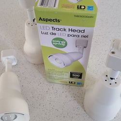 White LED Track Head Lights Barely Used