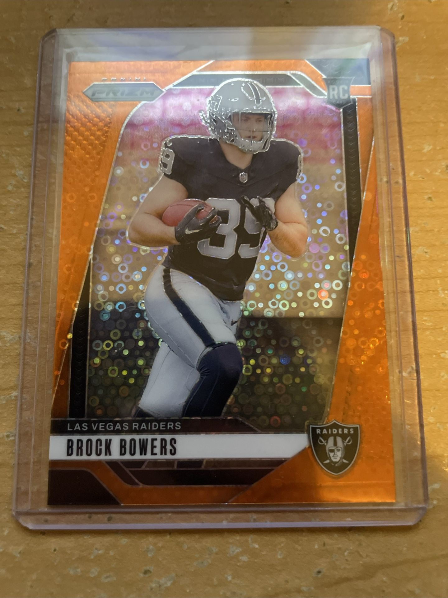 2024 Panini Prizm - Rookies Brock Bowers #315 Disco Prizm (RC)