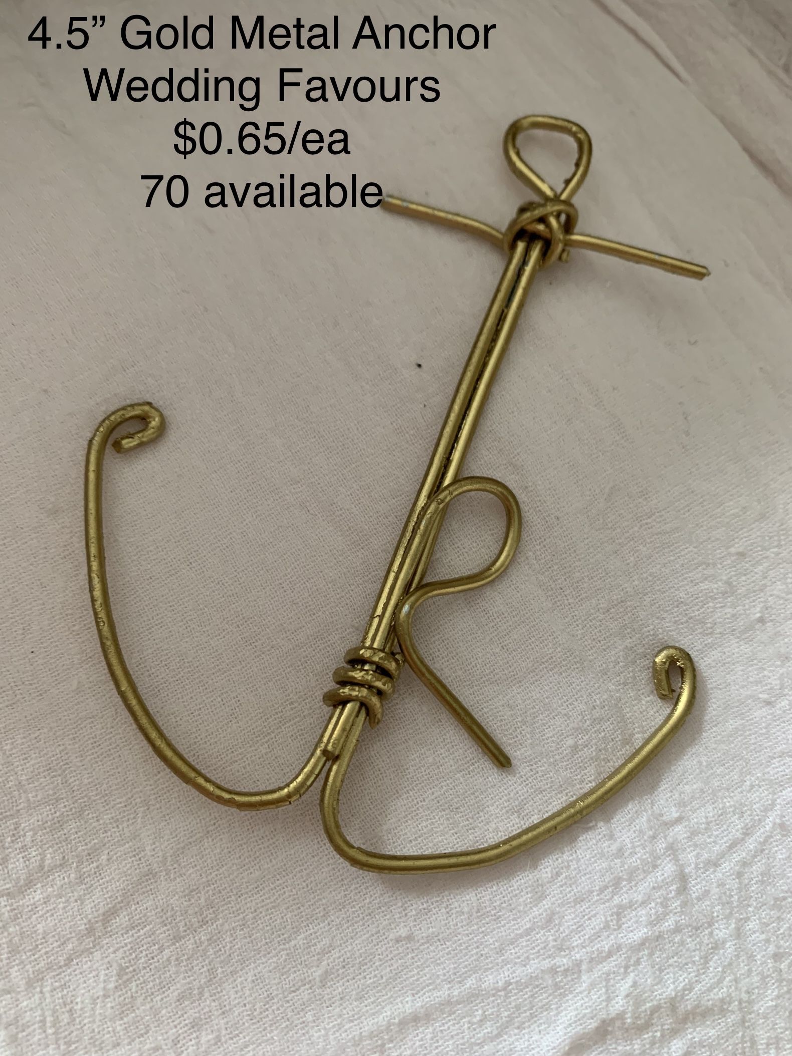 Nautical Anchor Wedding Favor Decoration