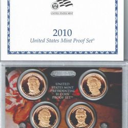 2010 US Mint Proof Clad 14 Coin Set w/ Box & COA