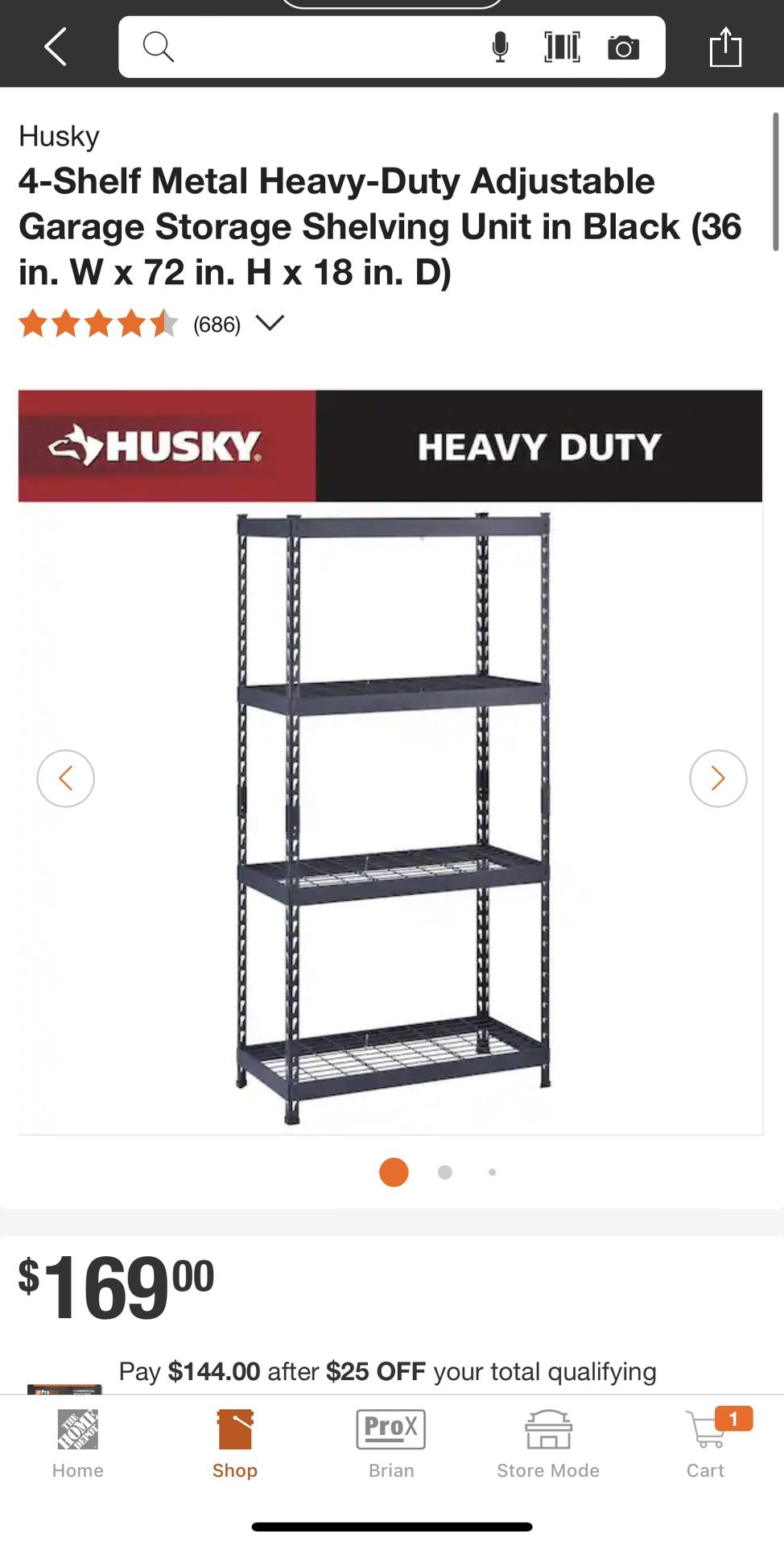 New Husky Shelving 