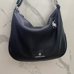 Michael Kors Black Leather Purse Handbag