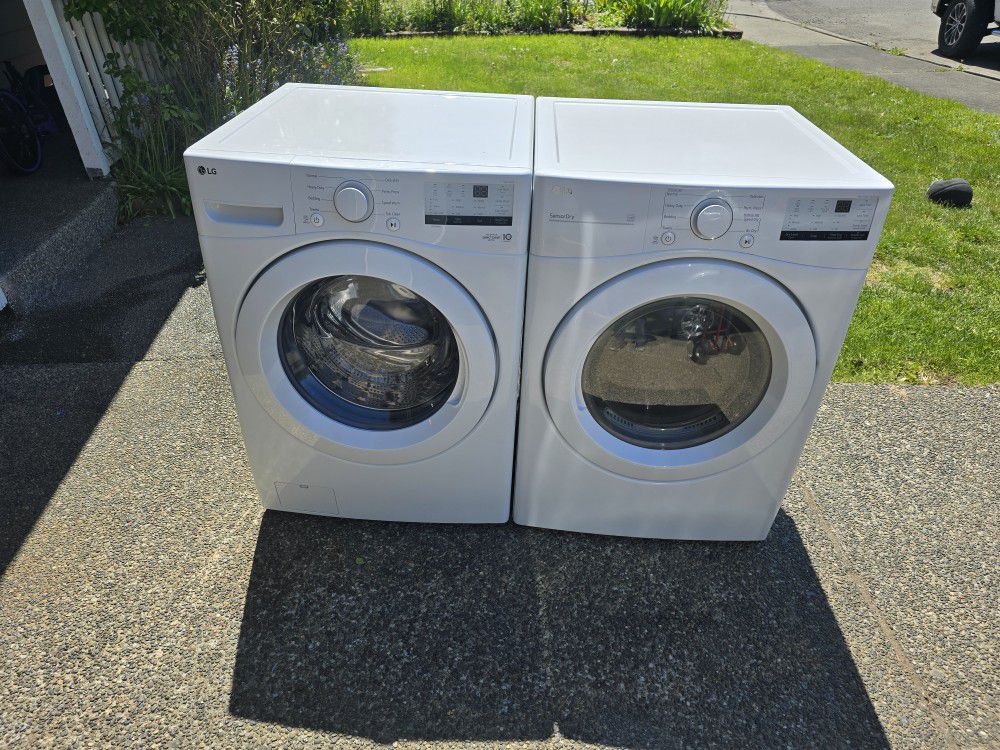 30 Days Warranty (LG Washer And Electric Dryer) I Can Help You With Free Delivery Within 10 Miles Distance 