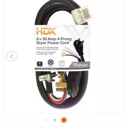 Power Cord For Dryer 