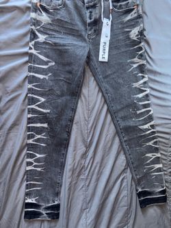 Purple jeans